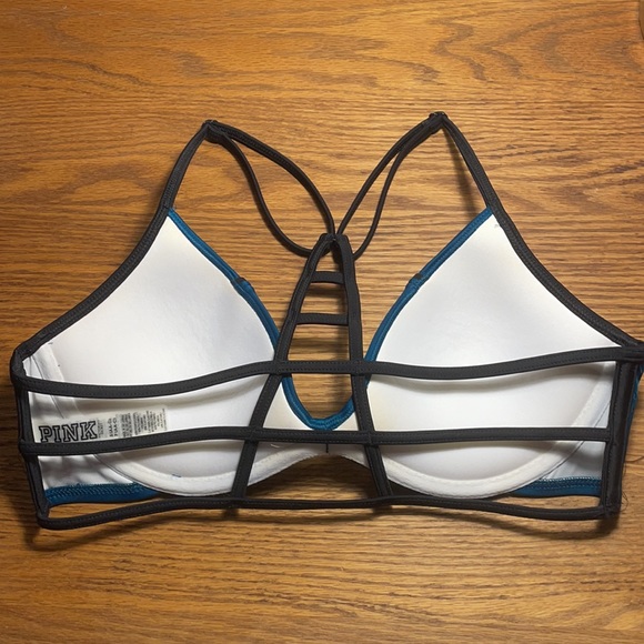 Blue-ish PINK bathing suit top - Picture 2 of 4